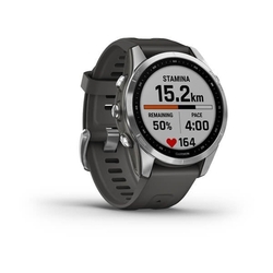 Garmin fenix7S PRO Glass, Silver /  Graphite Band