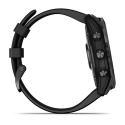 Garmin fenix7X PRO Solar, Gray/ Black Silicone Band