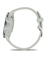 Garmin Venu 3S, Silver/Sage grey, Silicone band