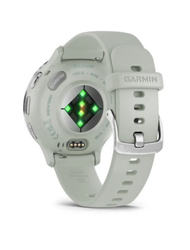 Garmin Venu 3S, Silver/Sage grey, Silicone band