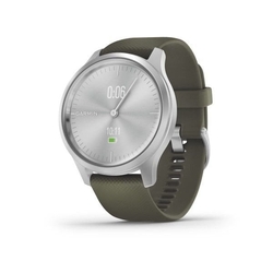 Garmin vivomove3 Style, Silver/Green Band