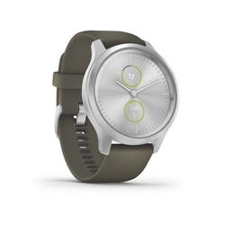 Garmin vivomove3 Style, Silver/Green Band