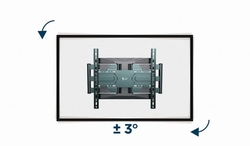 GEMBIRD Držák TV 37"-80" (60kg), otočný a náklopný