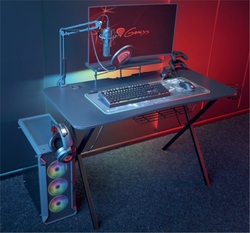 Genesis Holm 300 RGB - herní stůl s RGB podsvícením