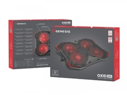 Genesis OXID 260, LED, 15,6-17,3" 4xvětrák, 2xUSB