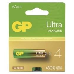 GP alkalická baterie ULTRA AA (LR6) 4pack