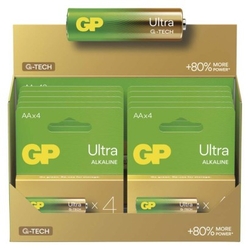 GP alkalická baterie ULTRA AA (LR6) 4pack