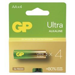 GP alkalická baterie ULTRA AA (LR6) 4pack