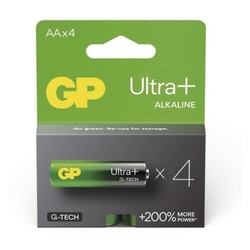 GP alkalická baterie ULTRA PLUS AA (LR6) 4pack