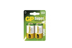 GP baterie Super Alkaline LR20 (D, velké mono) blister, 2 kusy