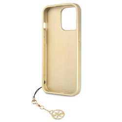 Guess 4G Charms Zadní Kryt pro iPhone 13 Pro Max Brown