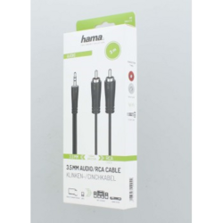 Hama audio kabel jack-2cinch, 3 m