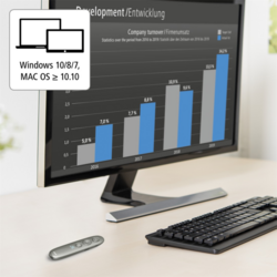Hama bezdrátový virtuální prezentér Spot-Pointer, software, micro SD karta