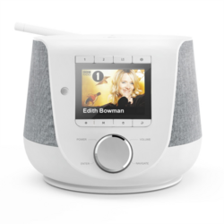 Hama digitální a internetové rádio DIR3200SBT, FM/DAB/DAB+/, Bluetooth, bílé, ovládaní App