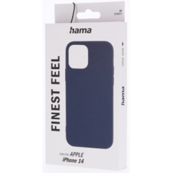 Hama Finest Feel, kryt pro Apple iPhone 14, tmavě modrý