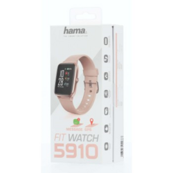 Hama Fit Watch 5910, sportovní hodinky, voděodolné, GPS, pulz, kalorie, krokoměr atd, růžové zlato