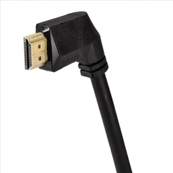 Hama HDMI kabel vidlice-vidlice, kolmé konektory, pozlacený, 3*, 1,5m
