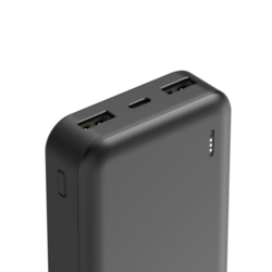 Hama Pocket 10, powerbanka 10000 mAh, 2,1 A, výstup: 2x USB-A