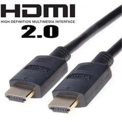 HDMI 2.0 High Speed + Ethernet kabel, zlacené konektory, 10m