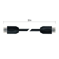 HDMI 2.0 high speed kabel A vidlice – A vidlice 10 m