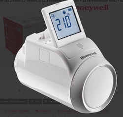 Honeywell Home EvoHome Starter Set 2 Kotel CZ THR99C3112, EvoHome Touch WiFi + 2x termohlavice HR92 + BDR91