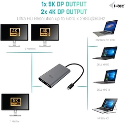 i-tec THUNDERBOLT™ 3 Dual Display Port adaptér