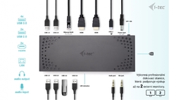 i-tec USB 3.0/USB-C/Thunderbolt, 2x HDMI Docking Station, PD 85W