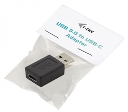 i-tec USB-A (m) to USB-C (f) Adapter, 10 Gbps