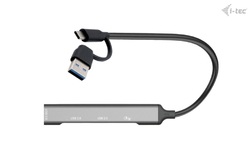 i-tec USB-A/USB-C Metal HUB 1x USB-C 3.1 + 3x USB 2.0