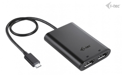 i-tec USB-C Dual 4K/60Hz (single 8K/30Hz) DP Video Adapter