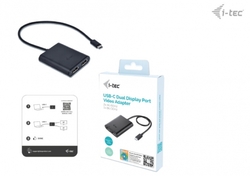 i-tec USB-C Dual 4K/60Hz (single 8K/30Hz) DP Video Adapter