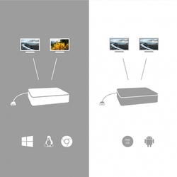 i-tec USB-C HDMI DP Docking Station with Power Delivery 100 W + i-tec Universal Charger 77W