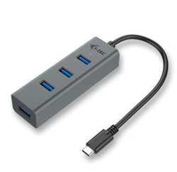 i-tec USB-C Metal 4-portový HUB, 4x USB 3.0