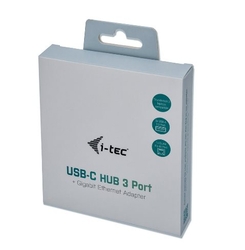 i-tec USB-C Metal HUB 3 Port + Gigabit Ethernet