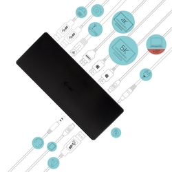 I-TEC USB-C Triple Display Docking Station, Power Delivery 85W, kompatibilní s Thunderbolt3