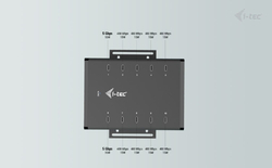 i-tec USB-C/USB-A Metal Charging + Data HUB, 15W/port, 10x USB-C, 180W