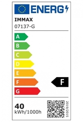 IMMAX NEO LÍNEA SMART nástěnné svítidlo 76cm 40W zlaté Zigbee 3.0, TUYA