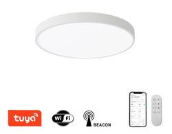 IMMAX NEO LITE SEMPLICI SMART stropní svítidlo 40cm 36W 2736 lm, s podporou BEACON, Wi-Fi, TUYA, bílé