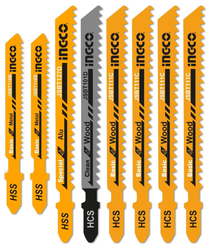 Ingco AKD8088 List pilový, dřevo+kov, sada 8ks