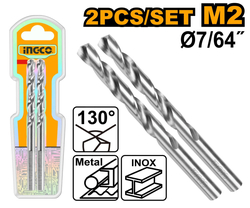 Ingco DBT11300302 Vrták do kovu, sada 2ks, 3mm
