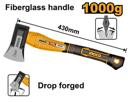 Ingco HAX0811000F Sekera 1000g sklolaminát, kovaná hlava