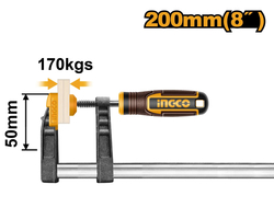 Ingco HFC020502 Svěrka F - stolařská, 200mm