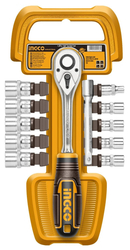 Ingco HKTS14122 Gola sada 12ks 1/4" KLC
