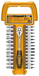 Ingco HKTS14271 Gola sada 27ks 1/4"