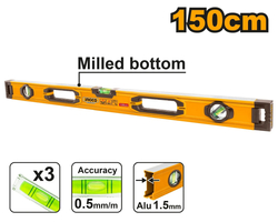 Ingco HSL08150 Vodováha 1500mm ALU 3 libely