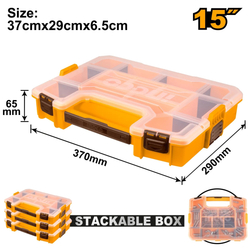 Ingco PBX1511 Organizér stohovatelný 37x29x6,5cm