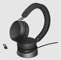 Jabra Evolve2 75, USB-C, Microsoft Teams, stojan, Black