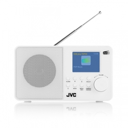 JVC RA-E611B-DAB, bílý