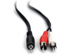 PremiumCord Kabel Jack 3.5mm-2xCINCH M/M 3m