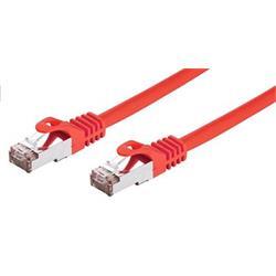 Kabel C-TECH patch cord Cat6, FTP, červený, 0,25m